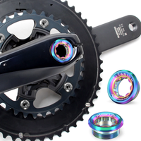 AliExpress NONE RISK M20x8mm M6x18mm Titanium Bicycle Crankset Cover Bolts XT XTR Mountain Road Bike Plum Blossom Bottom Bracket Crank Arm Screw
