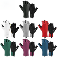 AliExpress West Biking WEST BIKING Summer Breathable Half Finger Cycling Gloves Ultralight Road Bike Racing Gloves Anti-Slip SBR Pad Cooling Sport Gear