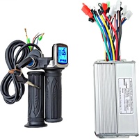 AliExpress NONE 36V 48V 60V 500W 30A Electric Bicycle Brushless Motor Universal Controller with LCD Speed Display Throttle Repair Conversion