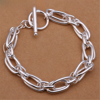 URMYLADY Wholesale for men women chain 925 sterling silver bracelets noble wedding gift party fashion jewelry Christmas gifts