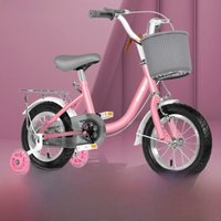 AliExpress TULX Motion Children's Bicycle Wear Resistant Tires Detachable Basket Comfortable Saddle Brake Smooth Exquisite And Beautiful