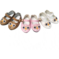 18" Doll Shoes for 43cm Born Babies Doll Shoes 18 Inch Fashion American Doll Leather Shoes