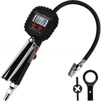 Digital Car Truck Air Tire Pressure Inflator Gauge LCD Display Dial Meter Vehicle Tester Tyre Inflation Gun Monitoring Tool
