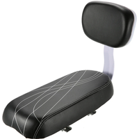 AliExpress NONE Bicycle Rear Saddle Bike Back Seat Mat Child Rear-mounted PU Leather Soft Comfotable Cushion MTB Riding Universal Accessories