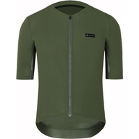 AliExpress SPEXCEL 2021 New Coldback Fabric UPF 50+ Pro Aero Short sleeve cycling Jerseys Seamless No collar design zipper pocket green