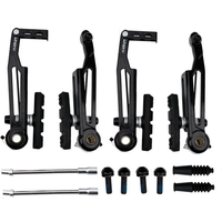 AliExpress NONE Litepro 415 Folding Bike V Brake Caliper 110mm Ultralight Aluminum Alloy Long Arm Brake 451 Wheelset Brake