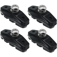AliExpress 2 Pairs/ Road Bike Bike C- C-brake Pads Rubber C-brake Blocks Holder Shoes Block (Black)