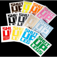 AliExpress NONE SHUT UP LEGS Bike Stickers for Bicycle Frame Top Tube Vinyl Decals for MTB Bicycle Decorative Waterproof Bike Accessories
