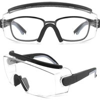 Anti Fog Safety Goggles Over Glasses Protective Work Surgery Goggles CE Ansi Z87 Splash Lab Industry Chemical Adjustable Frame