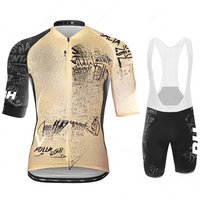 AliExpress RCN RVOUEI New Rvouei Cycling Jersey Summer Set Team Bicycle Clothing Road Bike Suit Bike Bib Shorts MTB Maillot Ciclismo Ropa Bicicleta
