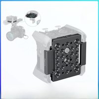 SmallRig Mount Plate for Zoom F3 Recorde w 1/4"-20/3/8"-16 Threaded Holes Velcroes and Storage Bag, for Microphone Mounts MD4883