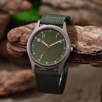 Часы Fashion Men Watches Luminous Nylon Band Watch Men Wrist Quartz Sports Watches Canvas Strap Simple Outdoor Quartz Wristwatch