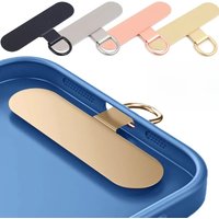 1/2/4PCS Universal Metal Phone Tether Tab Ultra-thin Stainless Steel Replacement Phone Lanyard Straps Cards Hanging Cord Tab
