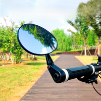 AliExpress NONE EasyDo Bicycle Handlebar 360 Rotation Wide-range Adjust-rearview Mirror Left and Right Reflector 17-24.5MM PC Anti-drop MTB