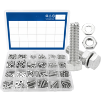 AliExpress NINDEJIN 552pcs/set External Hex Bolt Set with Nuts Stainless Steel m3 m4 m5 m6 Bolts and Nuts Set Hexagon Head Screw Kit for Bicycle