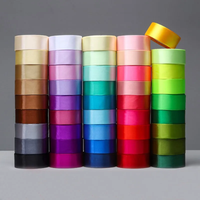 25 Yards/Roll 4cm Satin Ribbons For Crafts Bow Knot Rose Flower DIY Handmade Gift Wrapping Christmas Wedding Decoration Ribbon