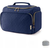 BAGSMART Cosmetic Bag for Make UP Cases Large Capacity Makeup Organizer With Handle Waterproof Travel Toiletry Storage