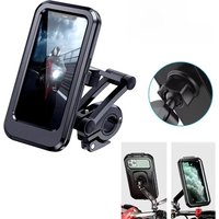 AliExpress NONE Waterproof Motorcycle Bike Mobile Phone Holder Support Universal Bicycle GPS 360° Swivel Adjustable Motorcycle Cellphone Holder