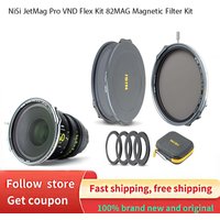 NiSi JetMag Pro VND Flex Kit 82MAG Magnetic Filter Kit (1-5 Stops True Color VND, 67mm/72mm/77mm/ 82mm Adaptors, Front Back Cap