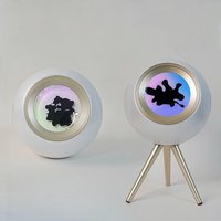 Magnetic Fluid Ferrofluid Speaker with Music Rhythm Lamp Visualization Desktop Ornaments for Office Bedside Party Gifts