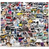 AliExpress Ritnow 10/30/50/100PCS Anime Initial D Cartoon Stickers Skateboard Laptop Phone Bike Car Luggage Cool Waterproof Toy Sticker for Kids