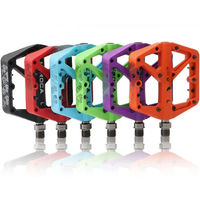 AliExpress MEROCA MTB Pedal Nylon Fiber Widened Sealed Bearings Bicycle Platform Pedal For Road Bike BMX Ultra-Light Bike Accessories
