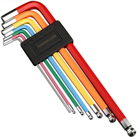 AliExpress riderace Bicycle Hex Key Set MTB Road Bike Repair Tool Kit Service Wrench Colorful Hexagon Spanner Flat Ball Opening 1.5/2/2.5/3/4/5/6mm