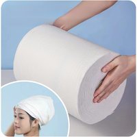 170Pcs/Bag Disposable Towels Non-woven Dry Hair Cap For Beauty Salon 50x28 cm Dry And Wet Dual-use Facial Cleansing Towel
