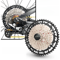 AliExpress BUCKLOS 9/10/11S MTB Cassette Mountain Bike Freewheel 11-25T 11-28T 11-42T 11-46T 11-50T Bicycle Cassette for HG Hub Bike Parts