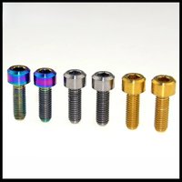 AliExpress TAIMEILI 4pcs titanium alloy screws M5x12/15/18/20/25mm bicycle handlebar brake transmission screws