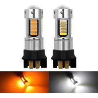 1pcs Canbus PW24W PWY24W LED Bulbs Turn Signal Light Daytime Running Light 4014 30smd DRL Fog Lamps Amber yellow White Red 12V