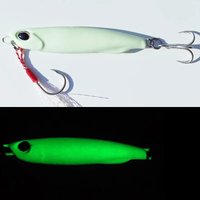 1PC Glow Cast Fishing Bait 10g15g20g25g30g40g50g60g Luminous Metal Sea Bass Snapper Pesca Fishing Lure Jigging Lure Hard Bait