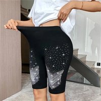 AliExpress MOONBIFFY Streetwear Female Clothing Women Thin Fitness Short Pants Ladies High-Waist Summer Shorts Bottom Biker Cycling Shorts