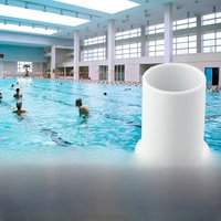 1pc Swimming Pool Hose Connector Pool Hose End Cuff Left Hand 38mm For Pool Vacuum Hose 38mm Threaded Suction Pipe