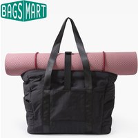 BAGSMART Women Tote Bag University Laptop Travel Tote diaper Gym Tote Yoga Bag with Yoga Mat Buckle for Sports College Work