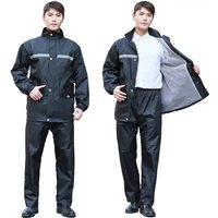 AliExpress NONE Raincoat and Rainpants Suit Full Body Rainstorm Prevention Electric Bicycle Motorcycle Takeaway Riding Reflective Split Raincoat