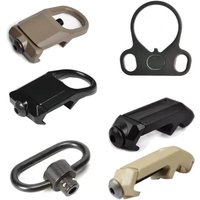 Quick Release QD Rotating Scope Mounting Ring 223 AR15 Hunting Accessories Fits 20mm Rail Adapter