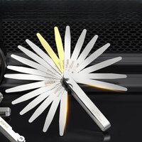 LAOA Feeler Gauge Metric Size 0.02-1mm Thickness Gauge Set Valves Foliage of Valves Spark Plug Gap For Measurement Probe Gap