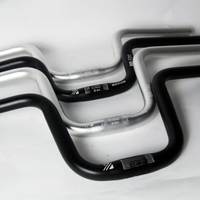 AliExpress BUCKLOS Folding Bike Handlebar 25.4mm Aluminum Hi-Rise 120/160mm Bicycle Swallow Riser Bar 580mm BMX MTB Handle Bar Hi-strength