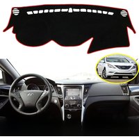 Anti-Slip Dashboard Cover Protective Pad Car Accessories Sunshade Carpet for Hyundai Sonata I45 2010 2011 2012 2013 2014 YF