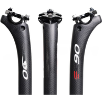 AliExpress BALUGOE EC90 Full Carbon MTB Bike seatpost seat tube Road Bicycle Seatpost Mountain Parts 25.4 27.2 30.8 31.6-350/400MM