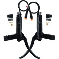 AliExpress Electric Bicycle Brake Handle 3 Pin For E-Bike Bafang Hall Motor Hydraulic Brake Aluminum Alloy Black/Red Hydraulic Brake Lever