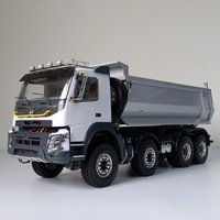 JD Model 1/14 Remote Control Hydraulic Dump Truck Model 8X8 Engineering Vehicle