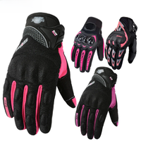 AliExpress SUOMY Summer Women Pink Motorcycle Gloves Lady Purple Full Finger Motocross Gloves Men Touch Screen Cycling Gloves XS-XXL