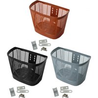 AliExpress NONE Durable Steel Large Front Bicycle Basket Heavy Duty Cargo Rack for Grocery Shopping Outdoor Commuting Errands Fit for Most Bikes