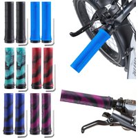 AliExpress NONE Bicycle Handle Bar Grips Shock Absorbing MTB Mountain Bike Handlebar Cover TPR Cycling Grips for 22.2mm Handlebar
