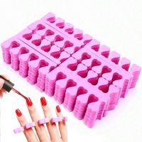 2/10/20/50/100/200PCS Pink Nail Art Toes Separators Fingers Foots Sponge Soft Gel UV Tools Polish Manicure Pedicure Nail Tools