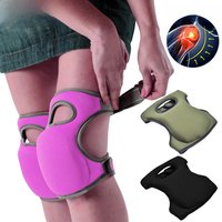 1Pair Knee Pads Non-Slip Thick Extra Foam Cushion for Scrubbing Floors,Gardening,With Soft Inner Liner, Strong Adjustable Straps