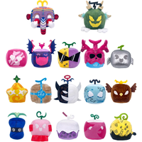 1PC Blox Fruits Plush Toy Cartoon Adventure Game Soft Stuffed Kawaii Blox Fruits Peluche Doll Home Decor Pillow Christmas Gift