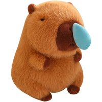 Fluffy Capybara Plush Doll Kawaii Capybara With Tortoise Stuffed Toy Stuffed Animals Kids Juguetes Birthday Gift Home Decor